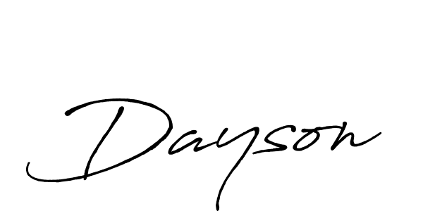 Create a beautiful signature design for name Dayson. With this signature (Antro_Vectra_Bolder) fonts, you can make a handwritten signature for free. Dayson signature style 7 images and pictures png