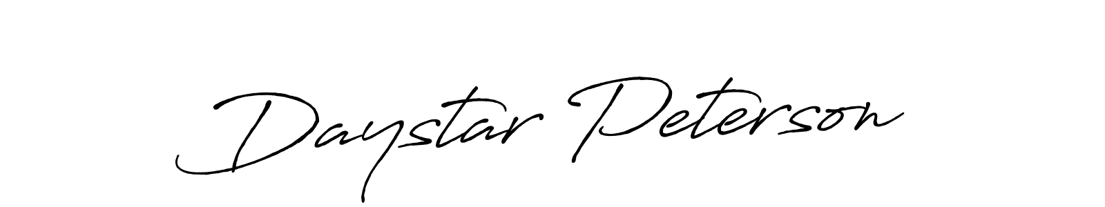 The best way (Antro_Vectra_Bolder) to make a short signature is to pick only two or three words in your name. The name Daystar Peterson include a total of six letters. For converting this name. Daystar Peterson signature style 7 images and pictures png