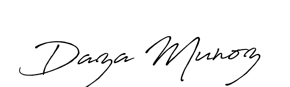 The best way (Antro_Vectra_Bolder) to make a short signature is to pick only two or three words in your name. The name Daza Munoz include a total of six letters. For converting this name. Daza Munoz signature style 7 images and pictures png