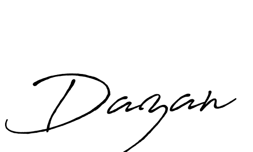 It looks lik you need a new signature style for name Dazan. Design unique handwritten (Antro_Vectra_Bolder) signature with our free signature maker in just a few clicks. Dazan signature style 7 images and pictures png