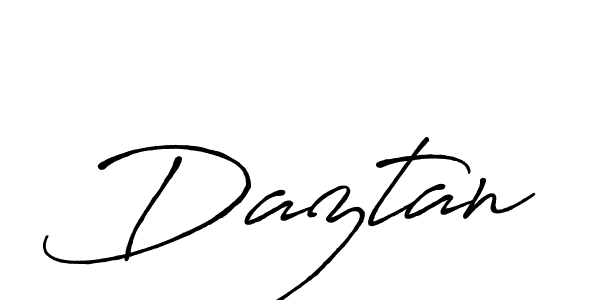 Antro_Vectra_Bolder is a professional signature style that is perfect for those who want to add a touch of class to their signature. It is also a great choice for those who want to make their signature more unique. Get Daztan name to fancy signature for free. Daztan signature style 7 images and pictures png