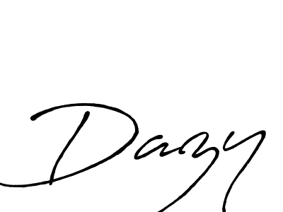 The best way (Antro_Vectra_Bolder) to make a short signature is to pick only two or three words in your name. The name Dazy include a total of six letters. For converting this name. Dazy signature style 7 images and pictures png