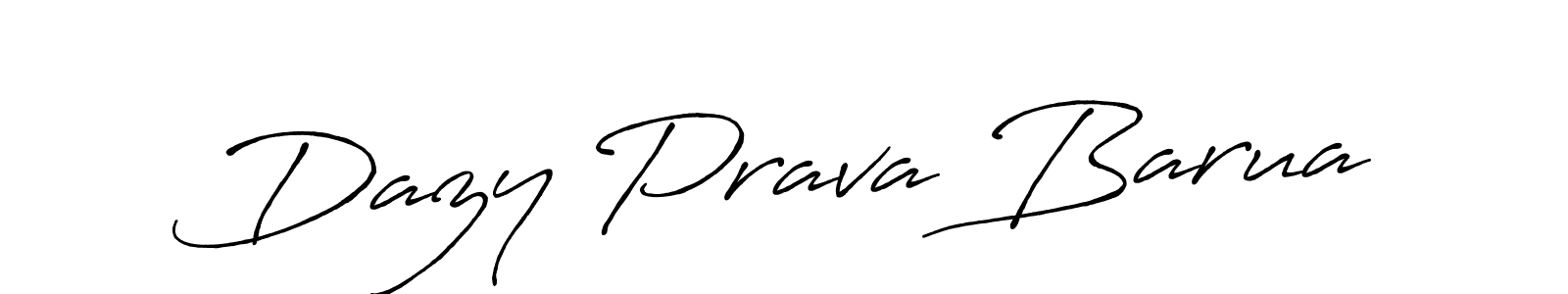 Dazy Prava Barua stylish signature style. Best Handwritten Sign (Antro_Vectra_Bolder) for my name. Handwritten Signature Collection Ideas for my name Dazy Prava Barua. Dazy Prava Barua signature style 7 images and pictures png