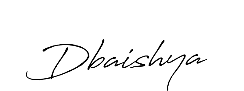 Use a signature maker to create a handwritten signature online. With this signature software, you can design (Antro_Vectra_Bolder) your own signature for name Dbaishya. Dbaishya signature style 7 images and pictures png