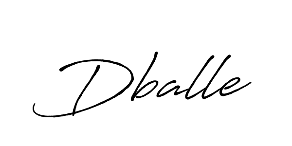 How to make Dballe name signature. Use Antro_Vectra_Bolder style for creating short signs online. This is the latest handwritten sign. Dballe signature style 7 images and pictures png