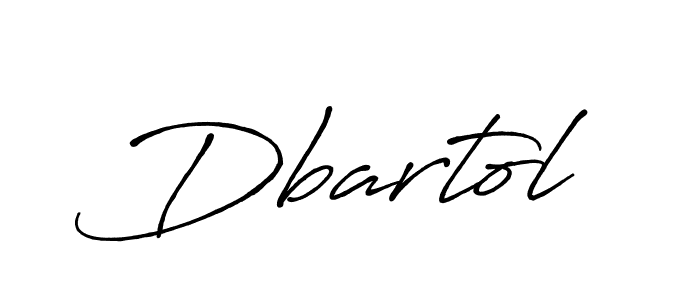 Make a beautiful signature design for name Dbartol. With this signature (Antro_Vectra_Bolder) style, you can create a handwritten signature for free. Dbartol signature style 7 images and pictures png