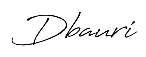 Get inspired by this graceful Antro_Vectra_Bolder signature style for name Dbauri. Smooth loops and balanced proportions for everyday use. Dbauri signature style 7 images and pictures png