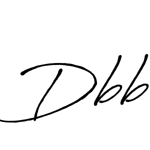 Use a signature maker to create a handwritten signature online. With this signature software, you can design (Antro_Vectra_Bolder) your own signature for name Dbb. Dbb signature style 7 images and pictures png