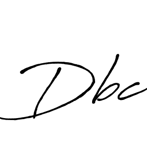 How to make Dbc signature? Antro_Vectra_Bolder is a professional autograph style. Create handwritten signature for Dbc name. Dbc signature style 7 images and pictures png