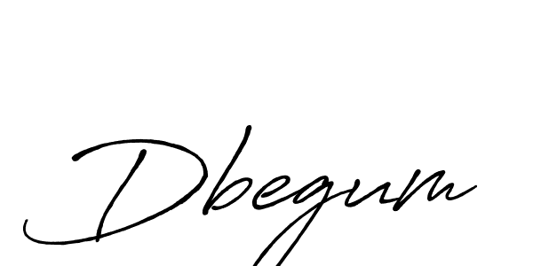 Dbegum stylish signature style. Best Handwritten Sign (Antro_Vectra_Bolder) for my name. Handwritten Signature Collection Ideas for my name Dbegum. Dbegum signature style 7 images and pictures png