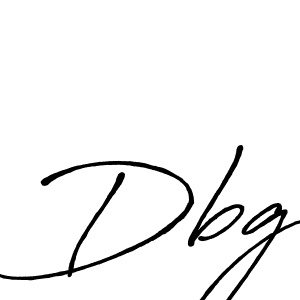 Design your own signature with our free online signature maker. With this signature software, you can create a handwritten (Antro_Vectra_Bolder) signature for name Dbg. Dbg signature style 7 images and pictures png