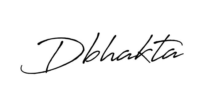 Create a beautiful signature design for name Dbhakta. With this signature (Antro_Vectra_Bolder) fonts, you can make a handwritten signature for free. Dbhakta signature style 7 images and pictures png