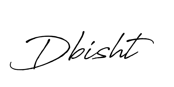 Dbisht stylish signature style. Best Handwritten Sign (Antro_Vectra_Bolder) for my name. Handwritten Signature Collection Ideas for my name Dbisht. Dbisht signature style 7 images and pictures png