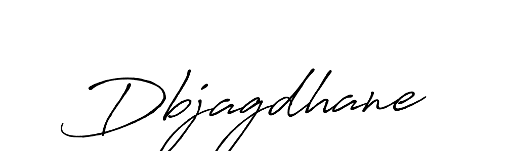 Design your own signature with our free online signature maker. With this signature software, you can create a handwritten (Antro_Vectra_Bolder) signature for name Dbjagdhane. Dbjagdhane signature style 7 images and pictures png