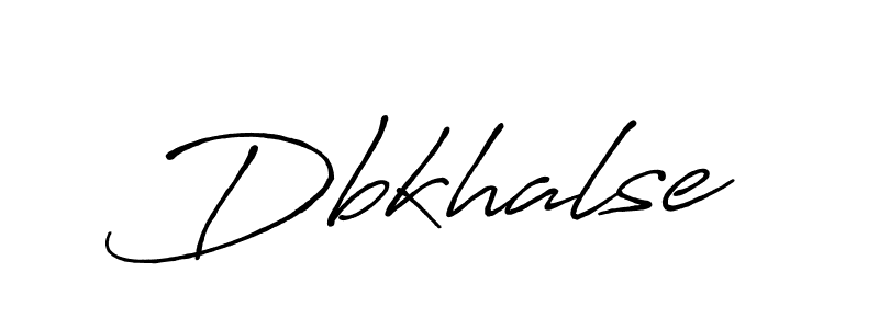 Use a signature maker to create a handwritten signature online. With this signature software, you can design (Antro_Vectra_Bolder) your own signature for name Dbkhalse. Dbkhalse signature style 7 images and pictures png