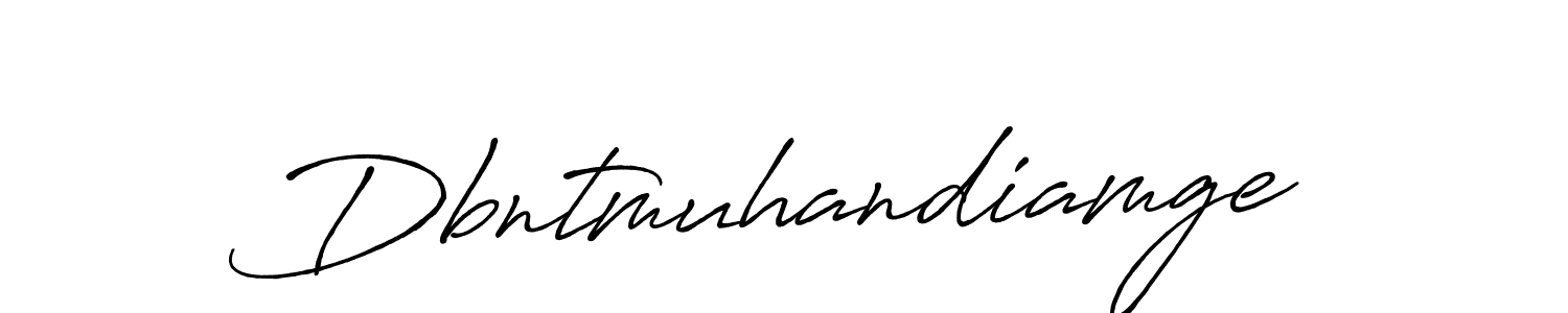 Design your own signature with our free online signature maker. With this signature software, you can create a handwritten (Antro_Vectra_Bolder) signature for name Dbntmuhandiamge. Dbntmuhandiamge signature style 7 images and pictures png
