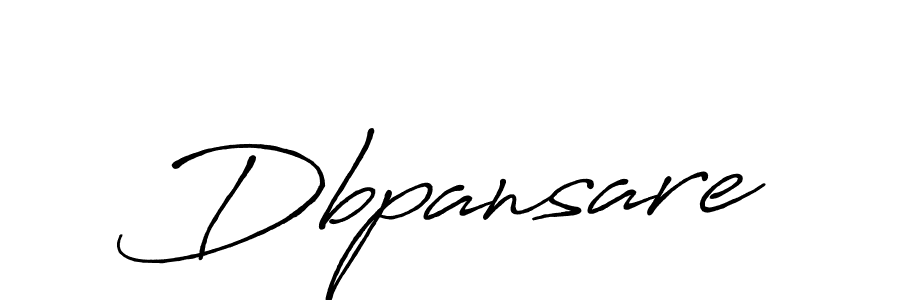 How to make Dbpansare name signature. Use Antro_Vectra_Bolder style for creating short signs online. This is the latest handwritten sign. Dbpansare signature style 7 images and pictures png