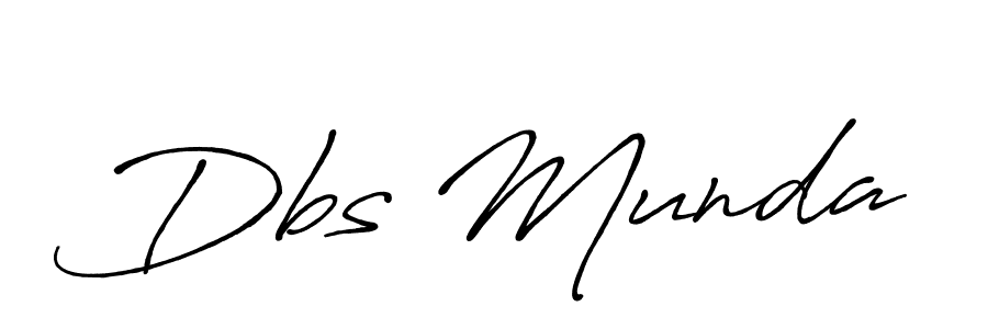 Use a signature maker to create a handwritten signature online. With this signature software, you can design (Antro_Vectra_Bolder) your own signature for name Dbs Munda. Dbs Munda signature style 7 images and pictures png