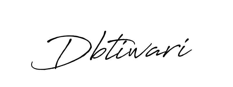 How to make Dbtiwari signature? Antro_Vectra_Bolder is a professional autograph style. Create handwritten signature for Dbtiwari name. Dbtiwari signature style 7 images and pictures png