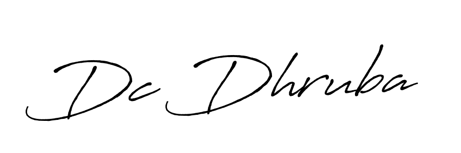 Dc Dhruba stylish signature style. Best Handwritten Sign (Antro_Vectra_Bolder) for my name. Handwritten Signature Collection Ideas for my name Dc Dhruba. Dc Dhruba signature style 7 images and pictures png