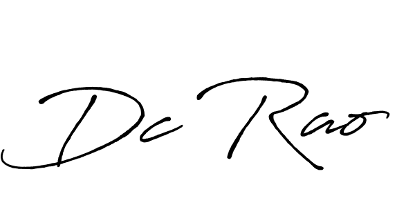 You can use this online signature creator to create a handwritten signature for the name Dc Rao. This is the best online autograph maker. Dc Rao signature style 7 images and pictures png