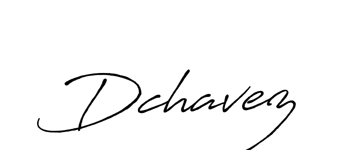 Create a beautiful signature design for name Dchavez. With this signature (Antro_Vectra_Bolder) fonts, you can make a handwritten signature for free. Dchavez signature style 7 images and pictures png