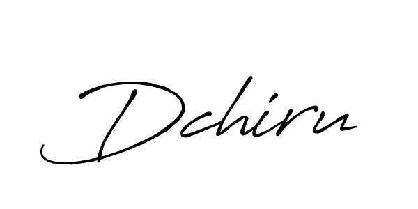 Create a beautiful signature design for name Dchiru. With this signature (Antro_Vectra_Bolder) fonts, you can make a handwritten signature for free. Dchiru signature style 7 images and pictures png