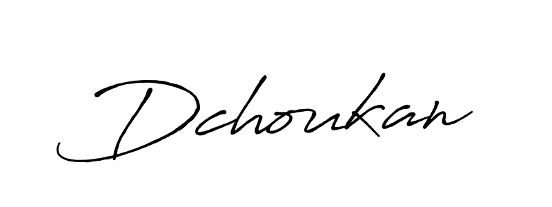 Make a beautiful signature design for name Dchoukan. Use this online signature maker to create a handwritten signature for free. Dchoukan signature style 7 images and pictures png