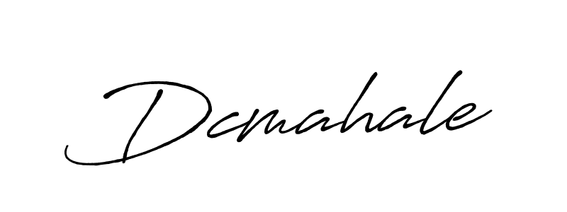 How to make Dcmahale signature? Antro_Vectra_Bolder is a professional autograph style. Create handwritten signature for Dcmahale name. Dcmahale signature style 7 images and pictures png