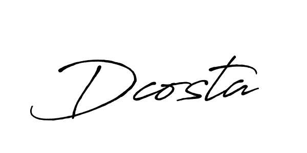 Also we have Dcosta name is the best signature style. Create professional handwritten signature collection using Antro_Vectra_Bolder autograph style. Dcosta signature style 7 images and pictures png