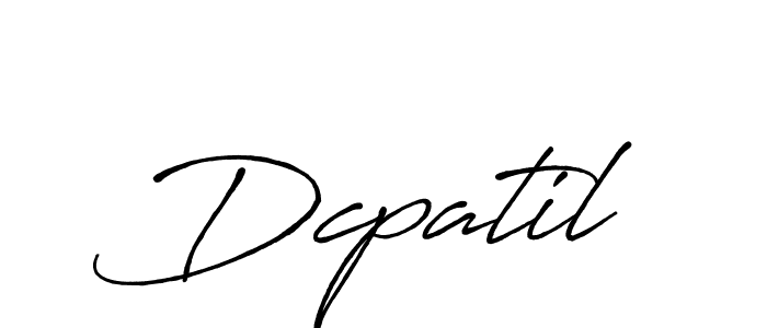 How to Draw Dcpatil signature style? Antro_Vectra_Bolder is a latest design signature styles for name Dcpatil. Dcpatil signature style 7 images and pictures png