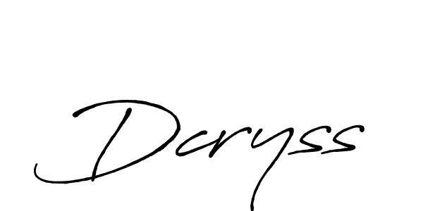 Also You can easily find your signature by using the search form. We will create Dcryss name handwritten signature images for you free of cost using Antro_Vectra_Bolder sign style. Dcryss signature style 7 images and pictures png