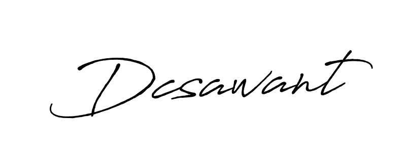 Also You can easily find your signature by using the search form. We will create Dcsawant name handwritten signature images for you free of cost using Antro_Vectra_Bolder sign style. Dcsawant signature style 7 images and pictures png