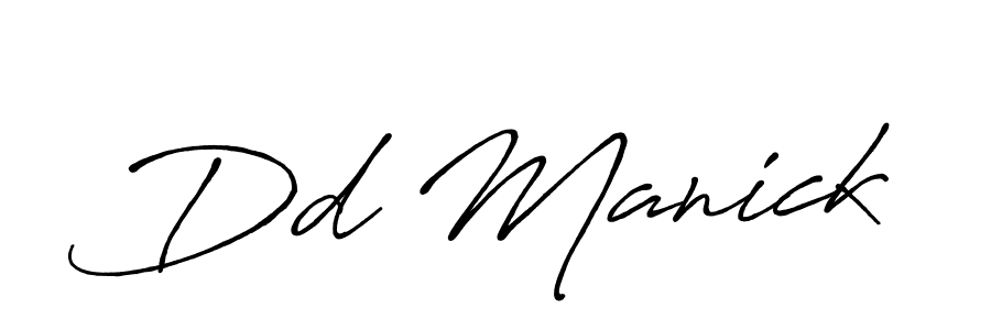 Dd Manick stylish signature style. Best Handwritten Sign (Antro_Vectra_Bolder) for my name. Handwritten Signature Collection Ideas for my name Dd Manick. Dd Manick signature style 7 images and pictures png