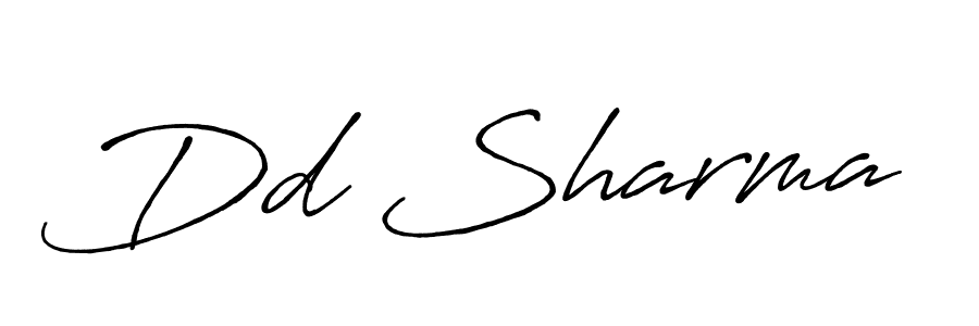 Design your own signature with our free online signature maker. With this signature software, you can create a handwritten (Antro_Vectra_Bolder) signature for name Dd Sharma. Dd Sharma signature style 7 images and pictures png