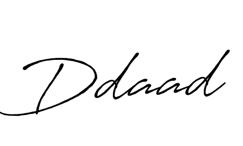 Make a beautiful signature design for name Ddaad. With this signature (Antro_Vectra_Bolder) style, you can create a handwritten signature for free. Ddaad signature style 7 images and pictures png