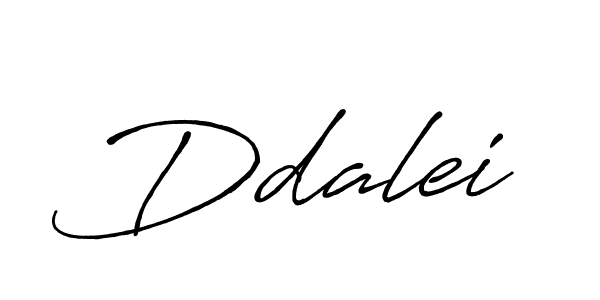 Create a beautiful signature design for name Ddalei. With this signature (Antro_Vectra_Bolder) fonts, you can make a handwritten signature for free. Ddalei signature style 7 images and pictures png