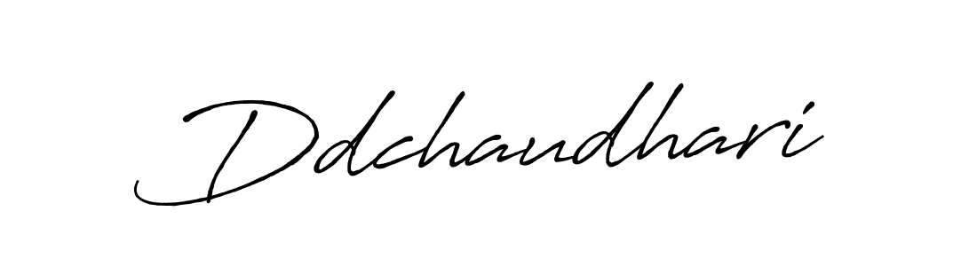 Create a beautiful signature design for name Ddchaudhari. With this signature (Antro_Vectra_Bolder) fonts, you can make a handwritten signature for free. Ddchaudhari signature style 7 images and pictures png
