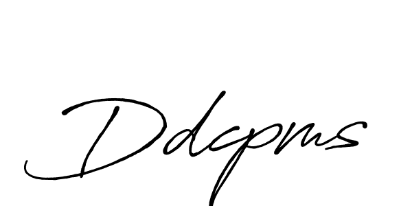How to make Ddcpms signature? Antro_Vectra_Bolder is a professional autograph style. Create handwritten signature for Ddcpms name. Ddcpms signature style 7 images and pictures png
