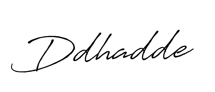 Ddhadde stylish signature style. Best Handwritten Sign (Antro_Vectra_Bolder) for my name. Handwritten Signature Collection Ideas for my name Ddhadde. Ddhadde signature style 7 images and pictures png