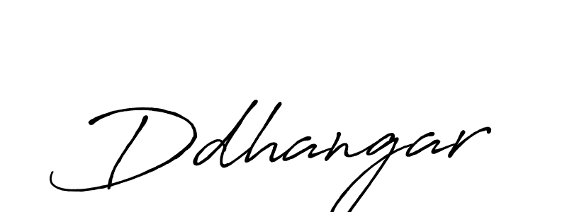 How to make Ddhangar signature? Antro_Vectra_Bolder is a professional autograph style. Create handwritten signature for Ddhangar name. Ddhangar signature style 7 images and pictures png