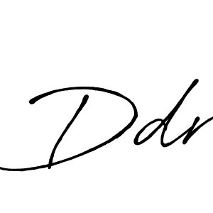 Design your own signature with our free online signature maker. With this signature software, you can create a handwritten (Antro_Vectra_Bolder) signature for name Ddr. Ddr signature style 7 images and pictures png