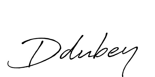 Make a beautiful signature design for name Ddubey. With this signature (Antro_Vectra_Bolder) style, you can create a handwritten signature for free. Ddubey signature style 7 images and pictures png