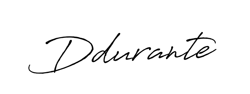 Make a beautiful signature design for name Ddurante. With this signature (Antro_Vectra_Bolder) style, you can create a handwritten signature for free. Ddurante signature style 7 images and pictures png