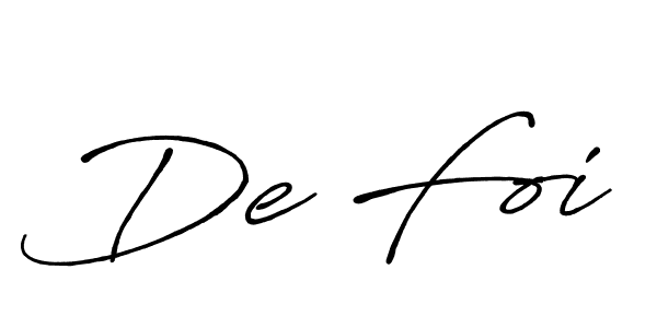 Best and Professional Signature Style for De Foi. Antro_Vectra_Bolder Best Signature Style Collection. De Foi signature style 7 images and pictures png