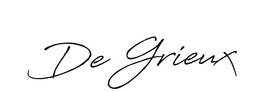 De Grieux stylish signature style. Best Handwritten Sign (Antro_Vectra_Bolder) for my name. Handwritten Signature Collection Ideas for my name De Grieux. De Grieux signature style 7 images and pictures png