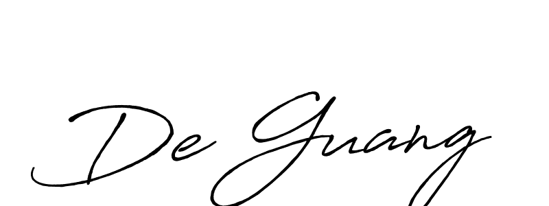 Make a beautiful signature design for name De Guang. Use this online signature maker to create a handwritten signature for free. De Guang signature style 7 images and pictures png