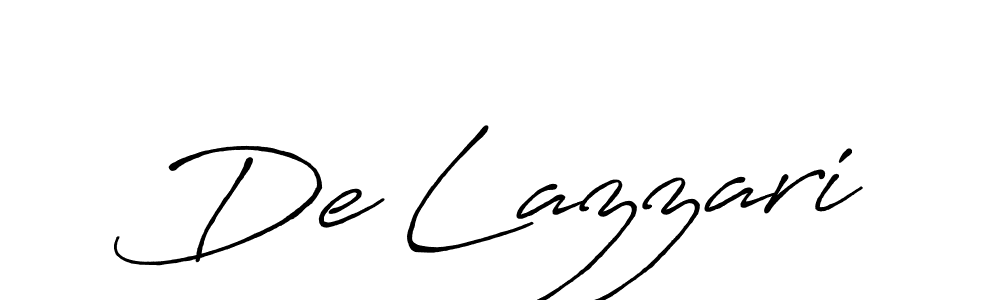 You can use this online signature creator to create a handwritten signature for the name De Lazzari. This is the best online autograph maker. De Lazzari signature style 7 images and pictures png