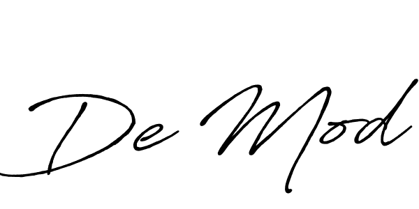 Best and Professional Signature Style for De Mod. Antro_Vectra_Bolder Best Signature Style Collection. De Mod signature style 7 images and pictures png