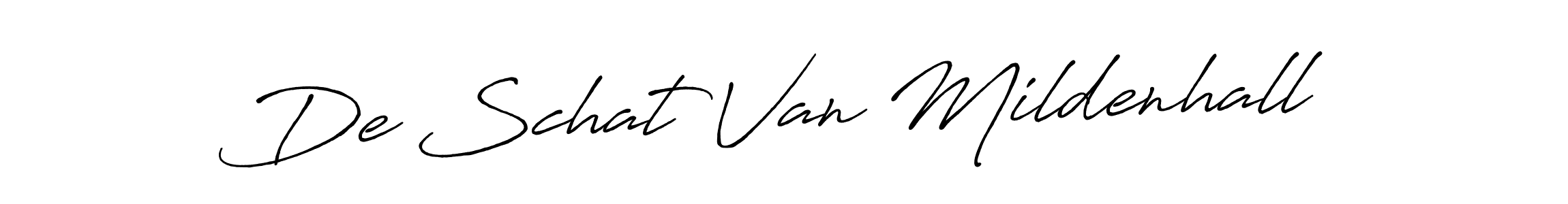 if you are searching for the best signature style for your name De Schat Van Mildenhall. so please give up your signature search. here we have designed multiple signature styles  using Antro_Vectra_Bolder. De Schat Van Mildenhall signature style 7 images and pictures png